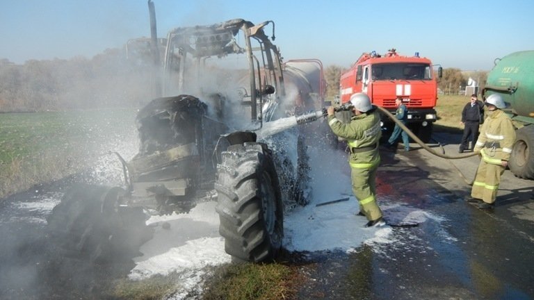 Пожар в Рамонском районе