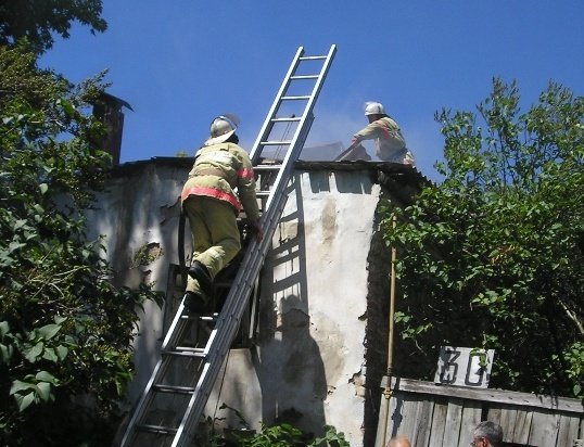 Пожар в Рамонском районе