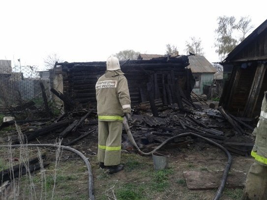 Пожар в Рамонском районе