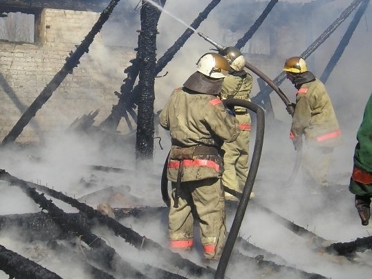 Пожар в Рамонском районе