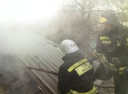 Пожар в Рамонском районе