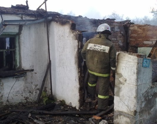 Пожар в Рамонском районе